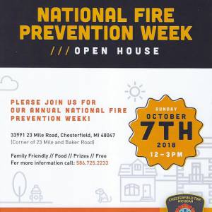 Chesterfield Fire Dept. Open House THIS SUNDAY
