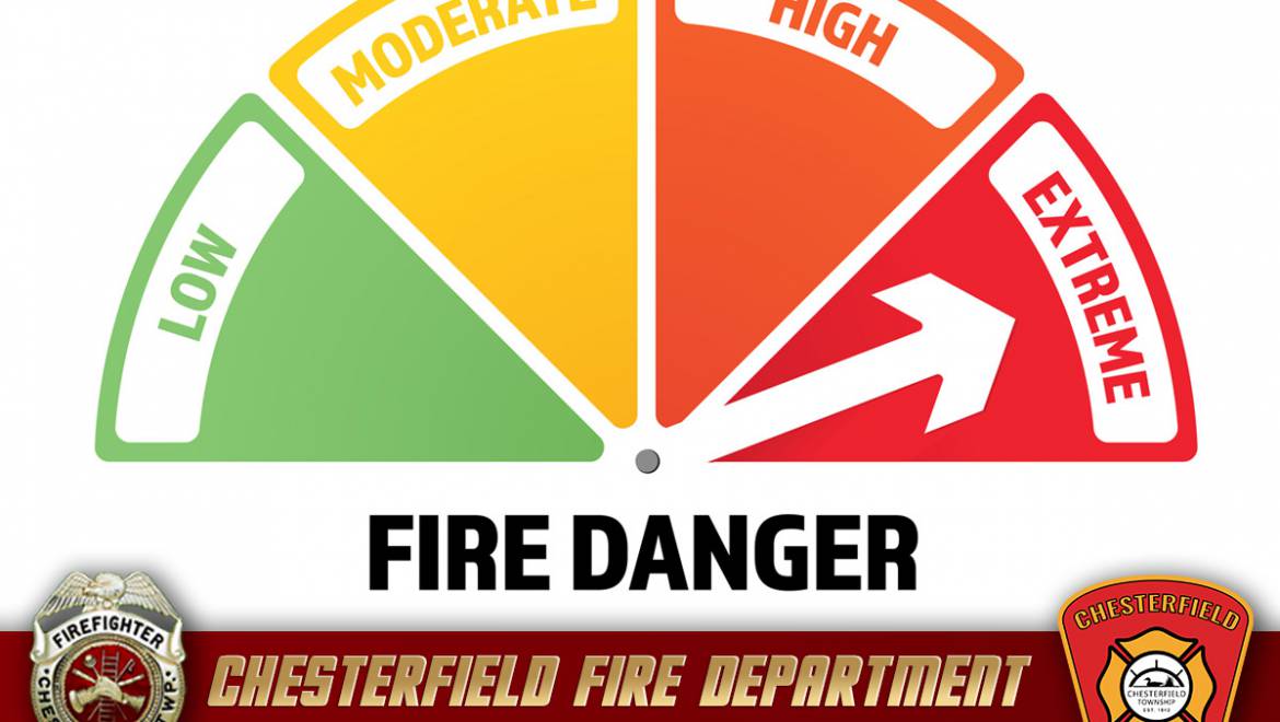 Fire Danger Is Extremely High In Our Area