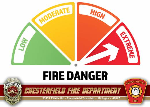 Fire Danger Is Extremely High In Our Area