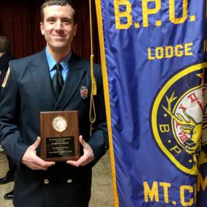 Mt. Clemens Elks Lodge Awards Gnesda ‘Firefighter of the Year’