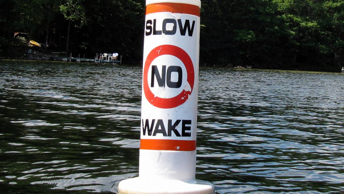 SLOW NO WAKE ZONES