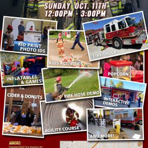 2026 Chesterfield Fire Dept. Open House – Sunday Oct. 11th