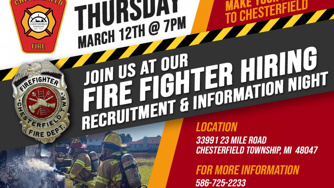 Recruitment & Informational Night – Thu. 03/12 @ 7PM