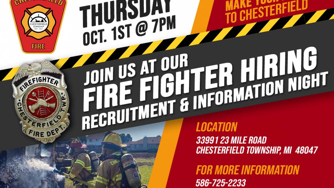 Recruitment & Informational Night – Thu. 10/01 @ 7PM