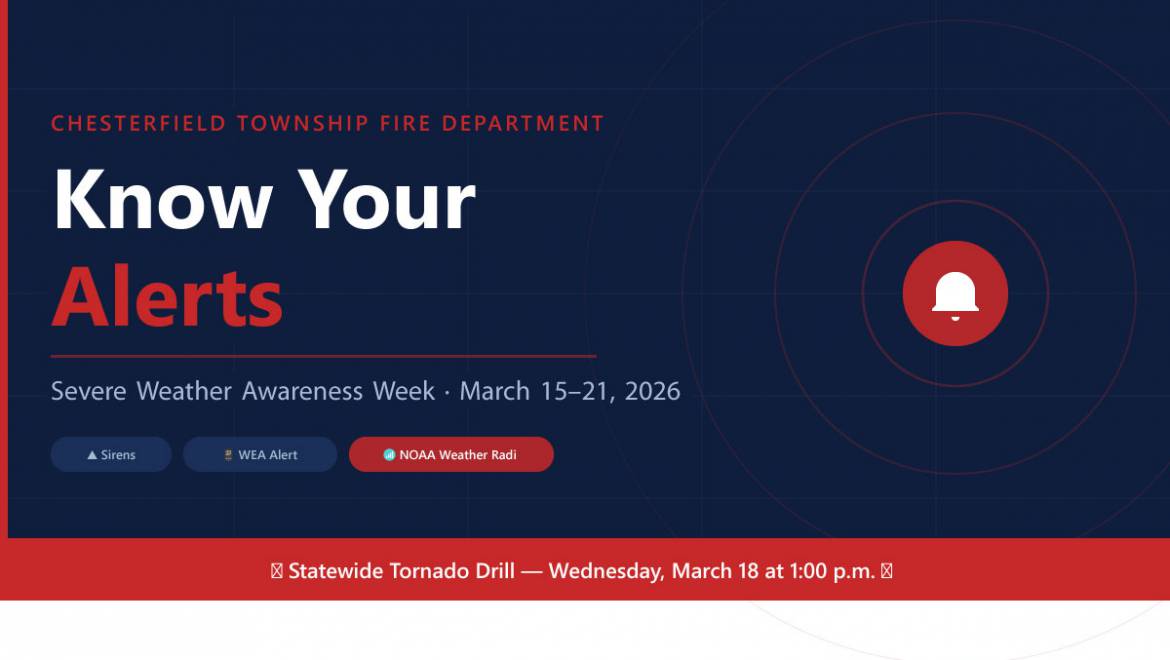 Know Your Alerts — Severe Weather Awareness Week 2026